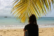 Plage de l'Anse l'Étang à Tartane, Presqu'île de la Caravelle, Martinique