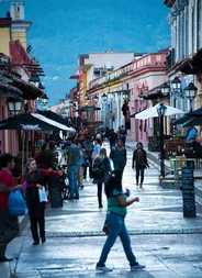 Centre historique et rues piétonnes, San Cristóbal de las Casas, Mexique