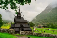 Église en bois debout de Borgund, Flåm et le Nærøyfjord, Norvège