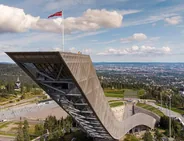 Tremplin et musée du ski de Holmenkollen, Oslo, Norvège
