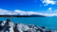 Belvédère du lac Pukaki, Aoraki / Mount Cook et le lac Tekapo, Nouvelle-Zélande