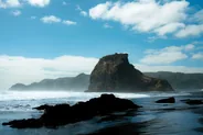 Plage noire de Piha et Karekare, Auckland, Nouvelle-Zélande