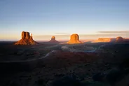 Forrest Gump Point sur la route 163, Monument Valley, Ouest américain