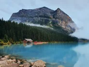 Lac Agnes et sa maison de thé, Lake Louise et Yoho, Ouest canadien