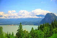 Route Sea-to-Sky et Shannon Falls, Whistler, Ouest canadien