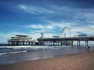 Scheveningen, la plage et la jetée, La Haye, Pays-Bas