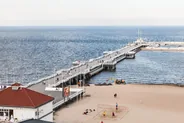 Jetée de Sopot et sa plage, Gdańsk, Sopot et Malbork, Pologne