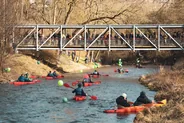 Descente de la Krutynia en canoë, Lacs de Mazurie, Pologne