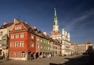 Vieux Marché et chèvres de l'hôtel de ville, Poznań, Pologne