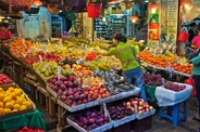 Marché de Papeete et front de mer, Tahiti, Polynésie française