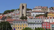Vieille ville et ses escaliers jusqu'à l'université, Coimbra, Portugal classique