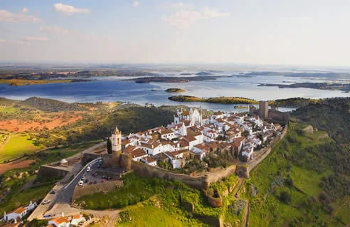 Monsaraz et le lac d'Alqueva, Portugal du Sud