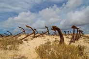 Plage du Barril et le cimetière des ancres, Tavira, Portugal du Sud