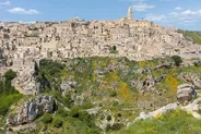 Murgia Timone et le belvédère face aux Sassi, Matera, Pouilles