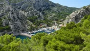 Calanque de Port-Miou à pied, Cassis et la côte, Provence