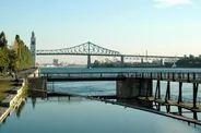 Canal de Lachine à vélo, Montréal, Québec