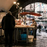 Marché aux poissons de Catane, la Pescheria, Catane et l'Etna, Sicile
