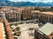 Quattro Canti, Pretoria et le centre baroque, Palerme, Sicile