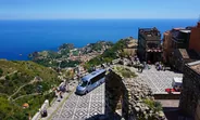 Castelmola par le sentier, Taormine, Sicile