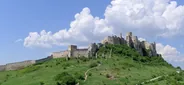 Château de Spiš, pendant les travaux, Levoča et le château de Spiš, Slovaquie