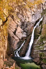 Cascade Savica, Bohinj, Slovénie