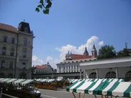 Marché central de Ljubljana, Ljubljana, Slovénie