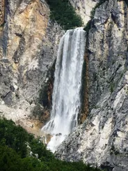 Cascade de Boka, Vallée de la Soča : Bovec, Kobarid et Tolmin, Slovénie