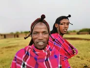 Rencontre dans un village massaï, Ndutu, sud du Serengeti, Tanzanie