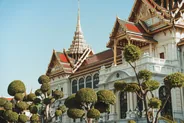 Grand Palais et Wat Phra Kaew, Bangkok, Thaïlande classique
