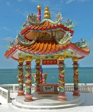 Khao Takiab et son bouddha face à la mer, Hua Hin, Thaïlande, îles du golfe