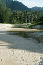 Plage de Nai Plao, Khanom, Thaïlande, îles du golfe