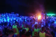 Haad Rin, la plage de la Full Moon Party, Koh Phangan, Thaïlande, îles du golfe