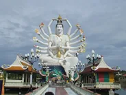 Wat Plai Laem et sa Guanyin aux dix-huit bras, Koh Samui, Thaïlande, îles du golfe