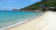 Snorkeling depuis la plage à Aow Leuk, Koh Tao, Thaïlande, îles du golfe