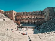 Spectacle Le feu de l'Anatolie au théâtre d'Aspendos, Antalya, Turquie