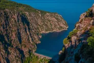Voie lycienne au-dessus de Faralya, Fethiye et Ölüdeniz, Turquie
