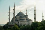 Mosquée de Süleymaniye et sa terrasse, Istanbul, Turquie