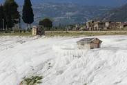 Travertins et cité antique de Hiérapolis, Pamukkale, Turquie