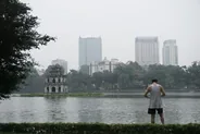 Lac Hoan Kiem et temple de la Montagne de Jade, Hanoï, Vietnam