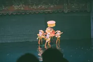 Marionnettes sur l'eau au théâtre Thang Long, Hanoï, Vietnam