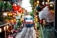 Rue du train, Hanoï, Vietnam