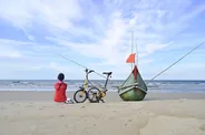 Plage d'An Bang à vélo, Hoi An, Vietnam