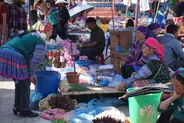 Marché ethnique de Bac Ha, le dimanche, Sapa, Vietnam